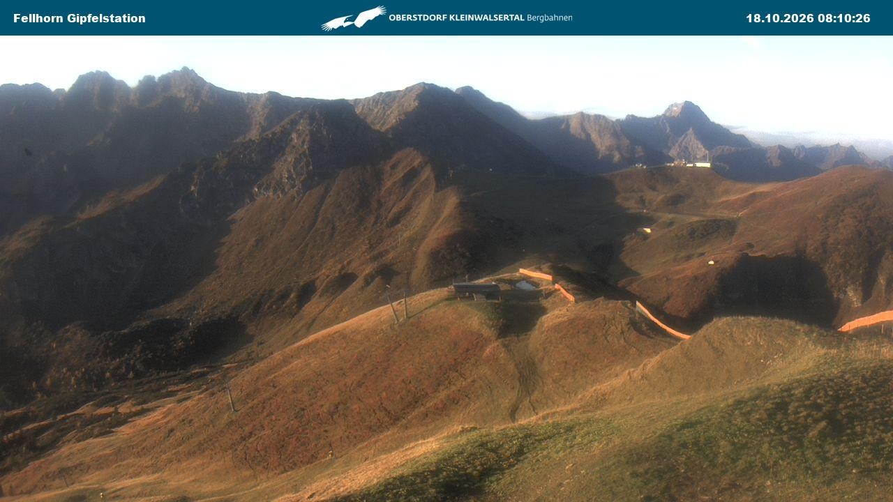 Archived image Webcam Fellhornbahn - Top Station (1.967m)