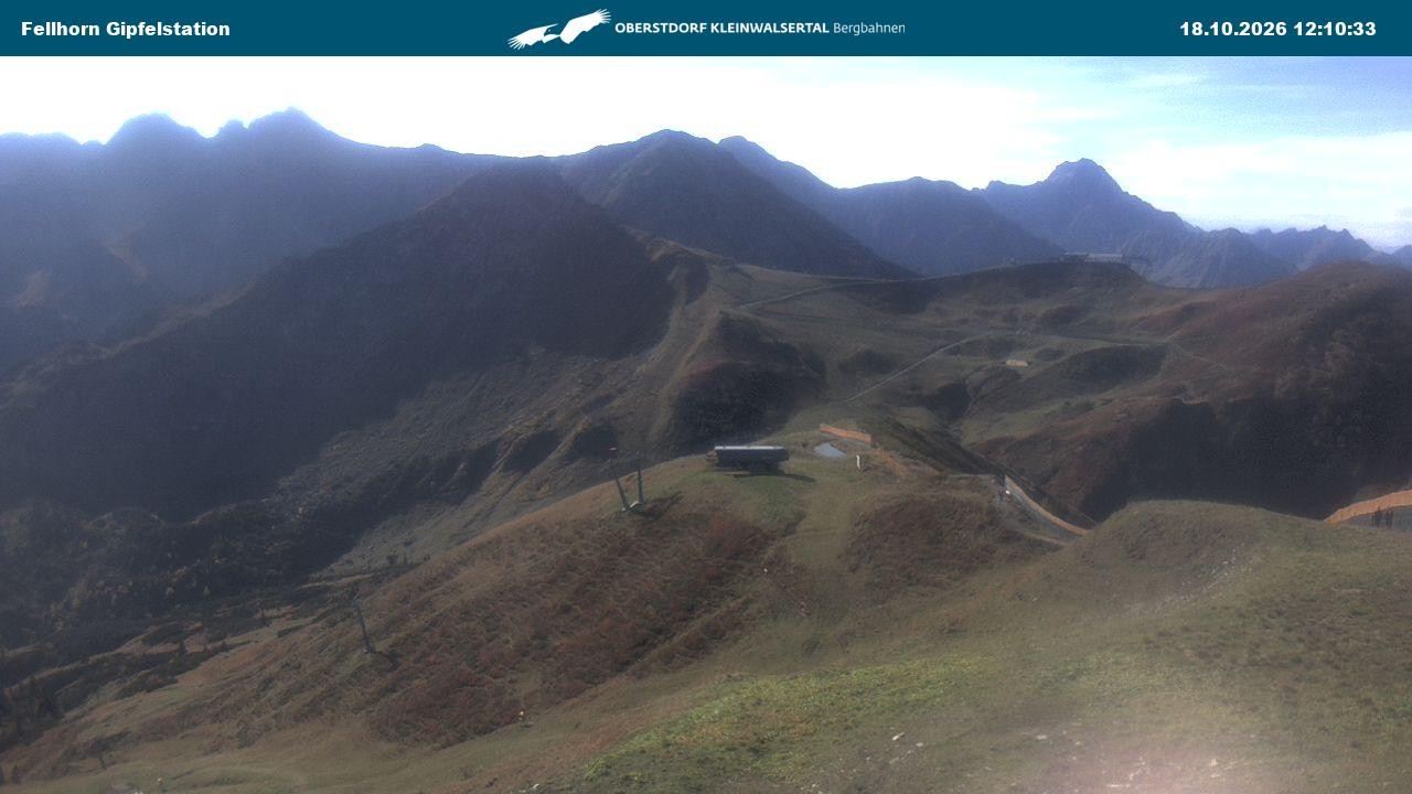 Archived image Webcam Fellhornbahn - Top Station (1.967m)
