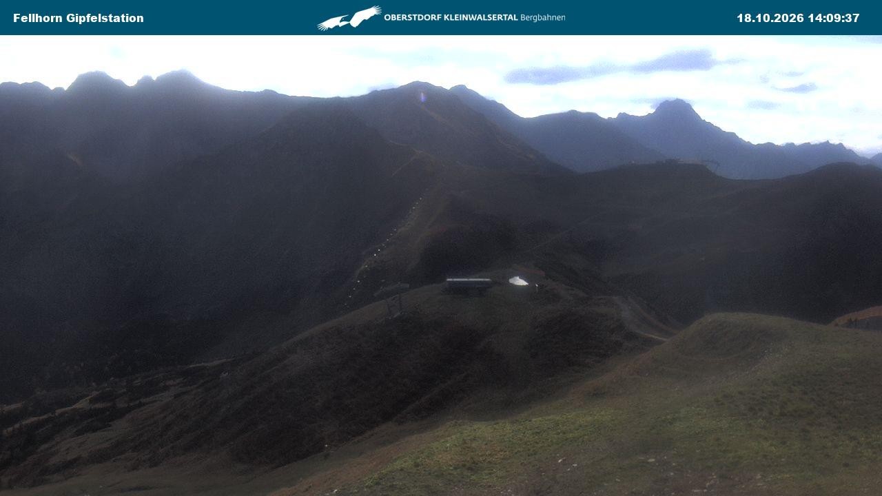 Archiv Foto Webcam Bergstation Fellhornbahn (1.967m)