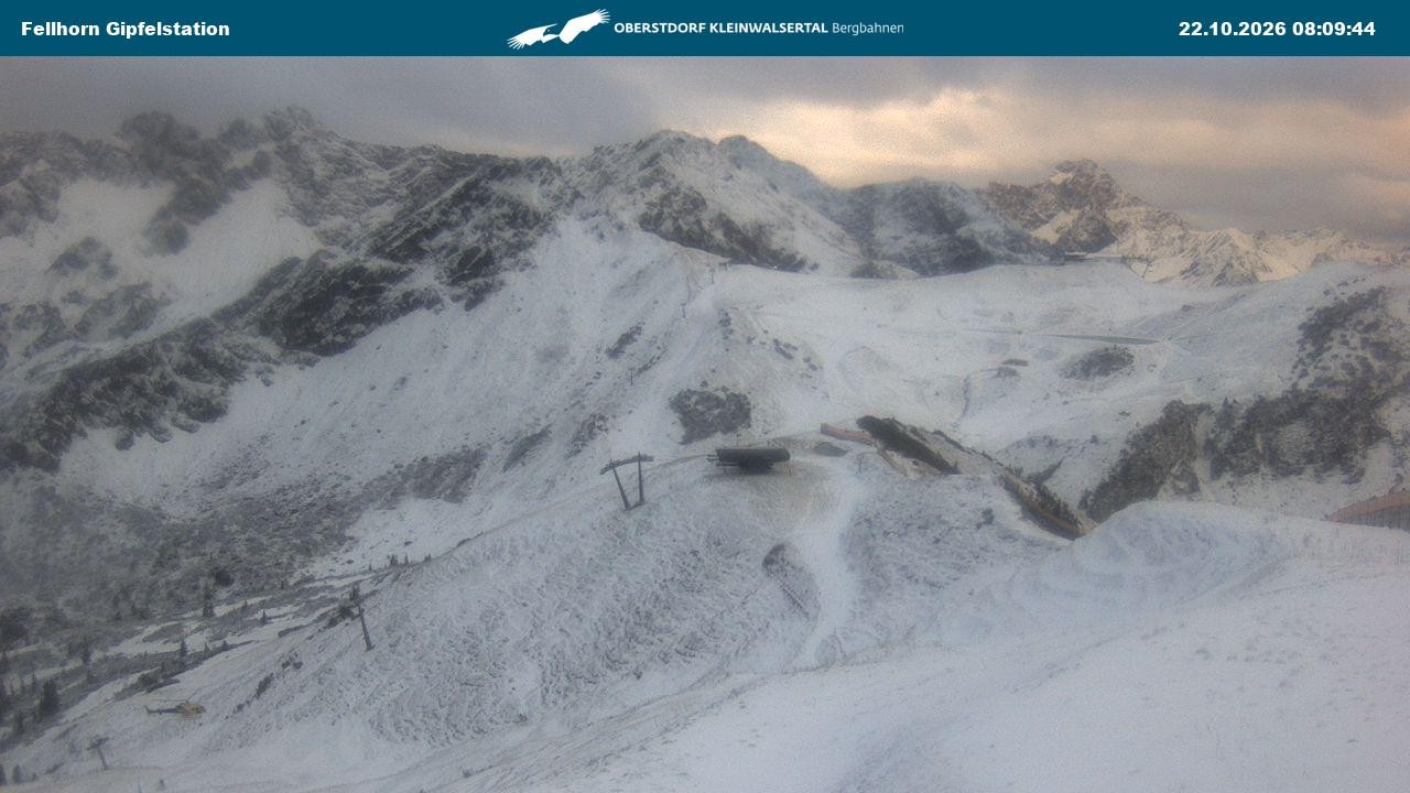 Archiv Foto Webcam Bergstation Fellhornbahn (1.967m)