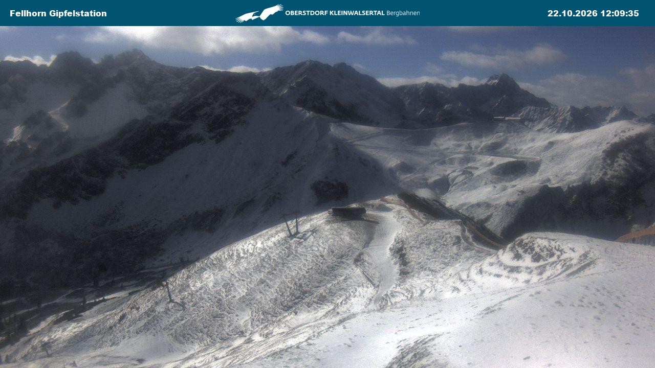 Archiv Foto Webcam Bergstation Fellhornbahn (1.967m)