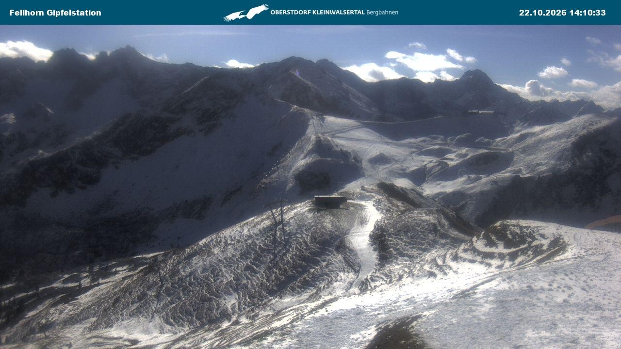 Archiv Foto Webcam Bergstation Fellhornbahn (1.967m)
