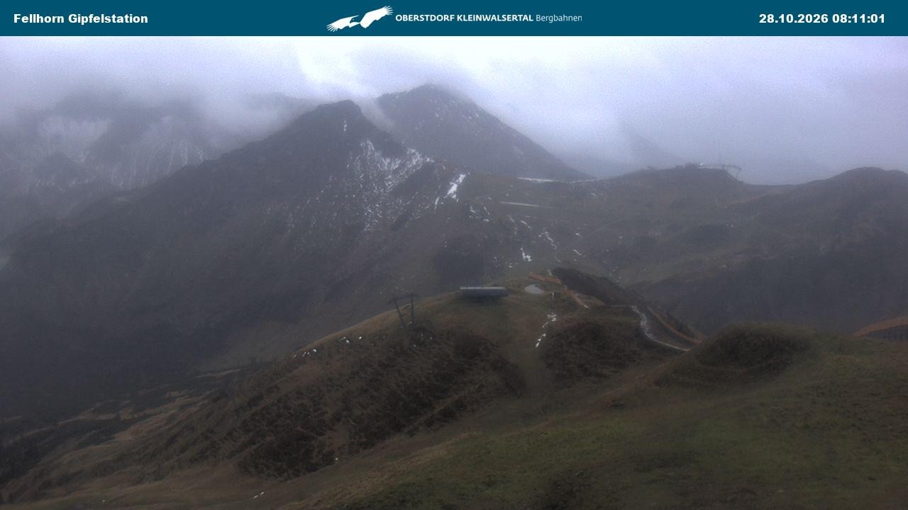 Archiv Foto Webcam Bergstation Fellhornbahn (1.967m)