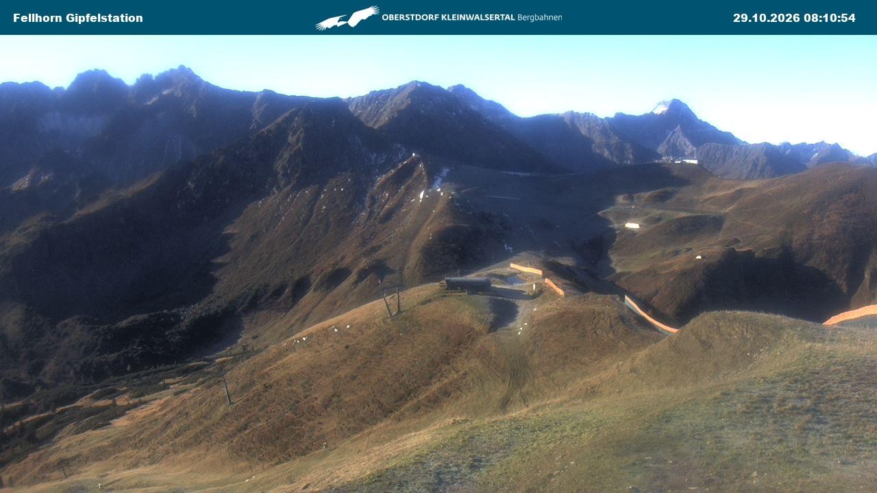Archiv Foto Webcam Bergstation Fellhornbahn (1.967m)