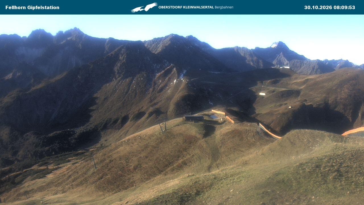 Archiv Foto Webcam Bergstation Fellhornbahn (1.967m)