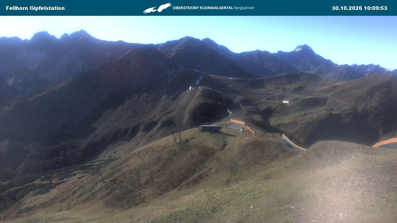Archiv Foto Webcam Bergstation Fellhornbahn (1.967m)