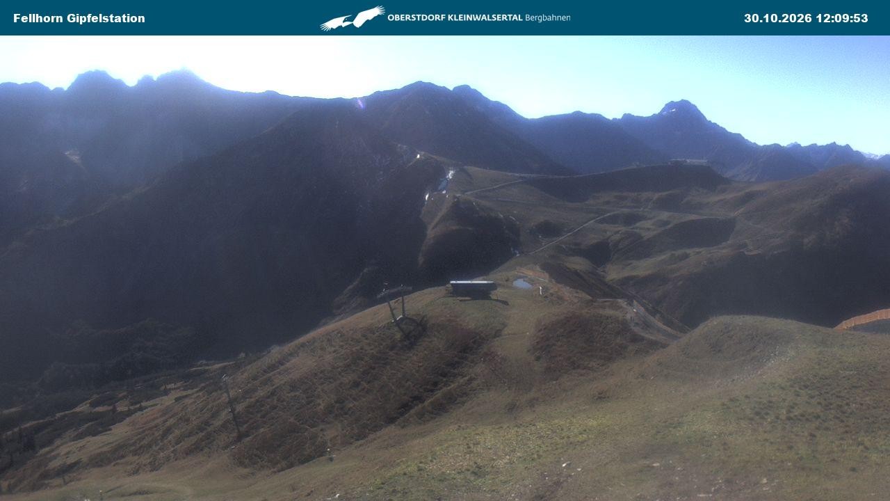 Archiv Foto Webcam Bergstation Fellhornbahn (1.967m)