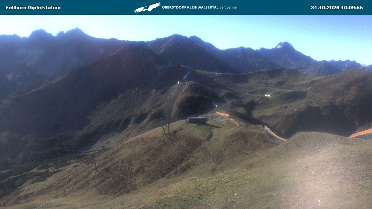 Archived image Webcam Fellhornbahn - Top Station (1.967m)