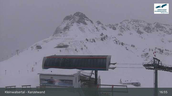 Archiv Foto Webcam Kanzelwand im Kleinwalsertal