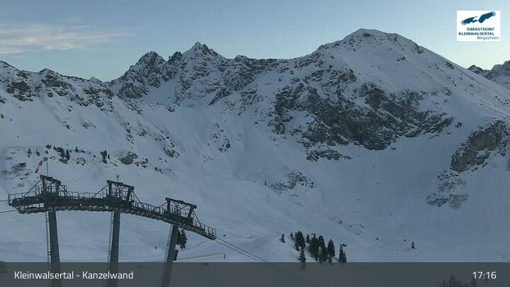 Archiv Foto Webcam Kanzelwand im Kleinwalsertal