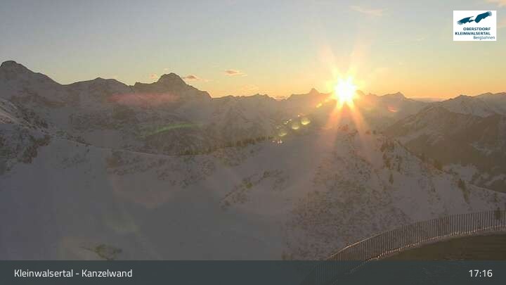 Archiv Foto Webcam Kanzelwand im Kleinwalsertal