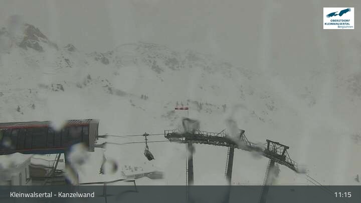 Archiv Foto Webcam Kanzelwand im Kleinwalsertal