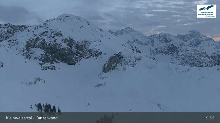 Archiv Foto Webcam Kanzelwand im Kleinwalsertal