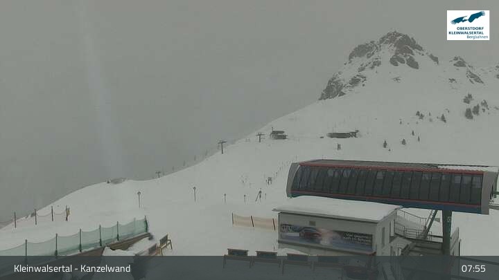Archiv Foto Webcam Kanzelwand im Kleinwalsertal