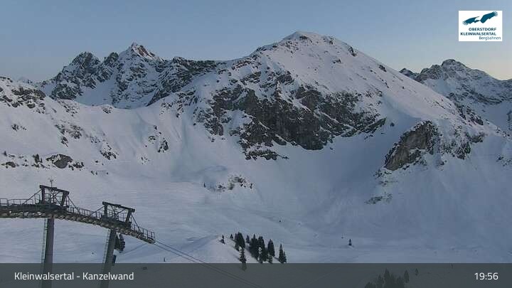 Archiv Foto Webcam Kanzelwand im Kleinwalsertal