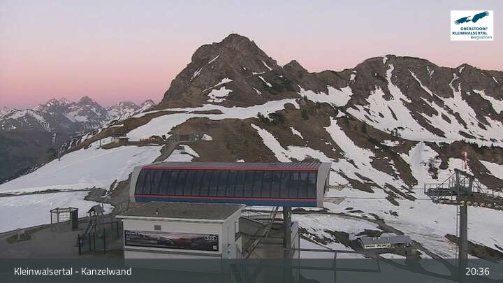 Archiv Foto Webcam Kanzelwand im Kleinwalsertal