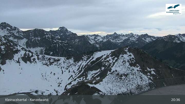 Archiv Foto Webcam Kanzelwand im Kleinwalsertal