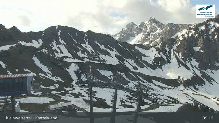 Archiv Foto Webcam Kanzelwand im Kleinwalsertal
