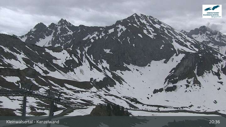 Archiv Foto Webcam Kanzelwand im Kleinwalsertal