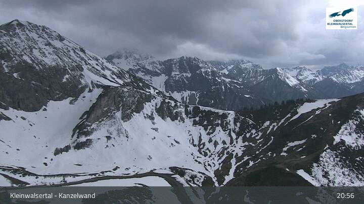 Archiv Foto Webcam Kanzelwand im Kleinwalsertal