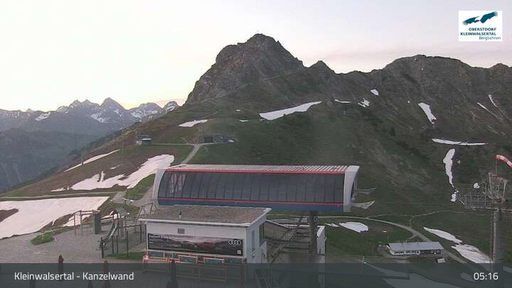 Archived image Webcam Kanzelwand at Kleinwalsertal Valley