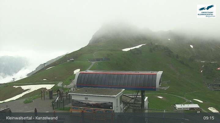 Archiv Foto Webcam Kanzelwand im Kleinwalsertal