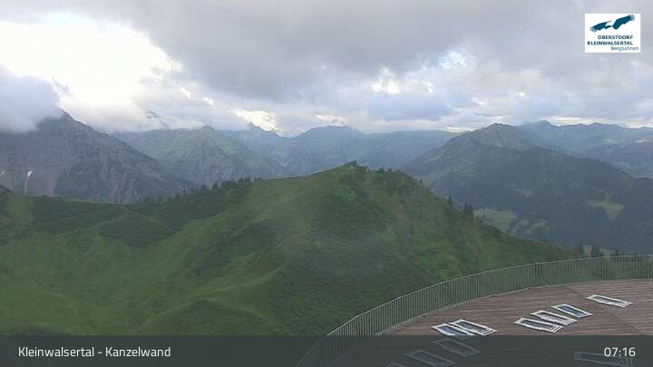 Archiv Foto Webcam Kanzelwand im Kleinwalsertal