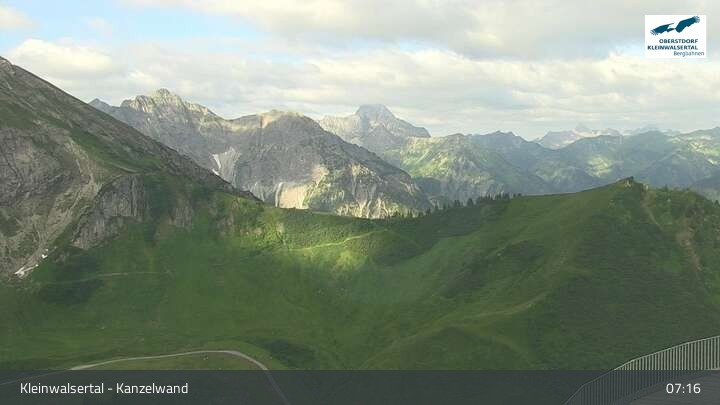 Archiv Foto Webcam Kanzelwand im Kleinwalsertal