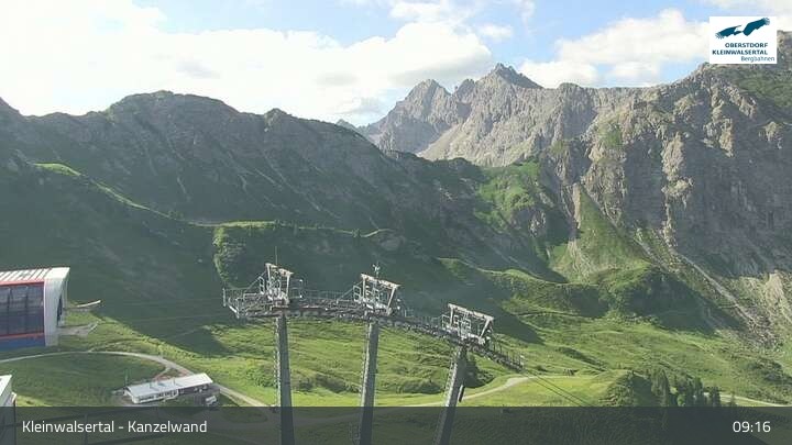 Archiv Foto Webcam Kanzelwand im Kleinwalsertal