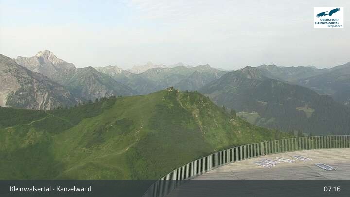 Archiv Foto Webcam Kanzelwand im Kleinwalsertal