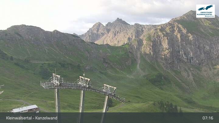 Archiv Foto Webcam Kanzelwand im Kleinwalsertal