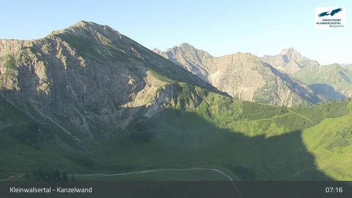 Archiv Foto Webcam Kanzelwand im Kleinwalsertal