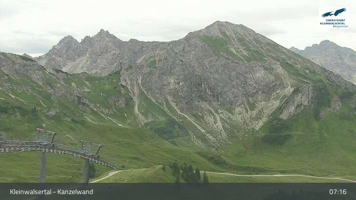 Archiv Foto Webcam Kanzelwand im Kleinwalsertal