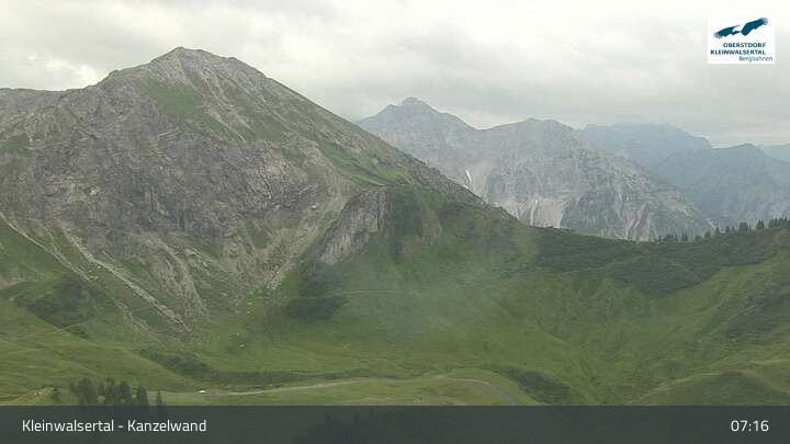 Archiv Foto Webcam Kanzelwand im Kleinwalsertal