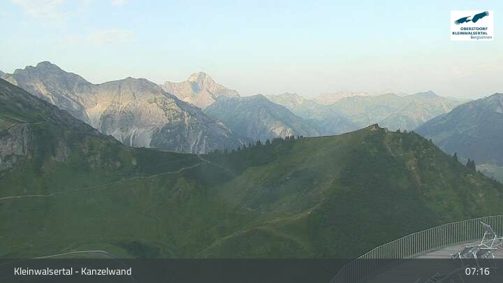 Archiv Foto Webcam Kanzelwand im Kleinwalsertal
