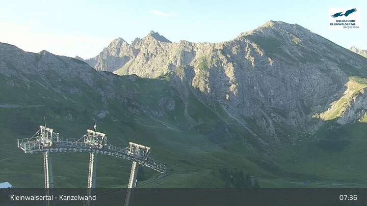 Archiv Foto Webcam Kanzelwand im Kleinwalsertal
