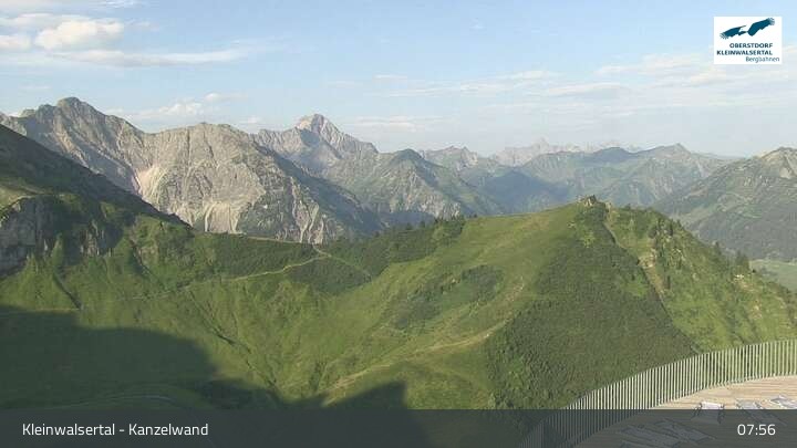 Archiv Foto Webcam Kanzelwand im Kleinwalsertal