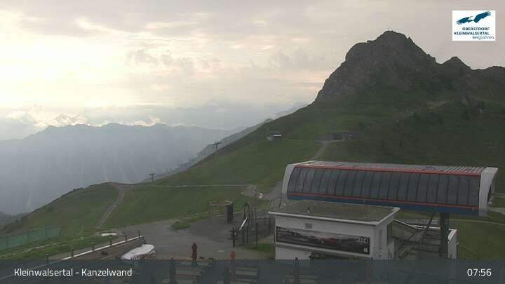 Archiv Foto Webcam Kanzelwand im Kleinwalsertal