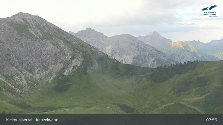 Archiv Foto Webcam Kanzelwand im Kleinwalsertal