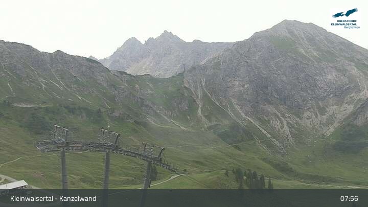 Archiv Foto Webcam Kanzelwand im Kleinwalsertal