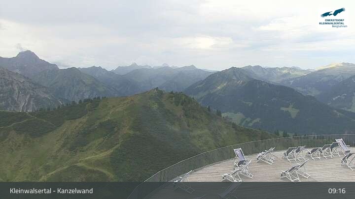 Archiv Foto Webcam Kanzelwand im Kleinwalsertal