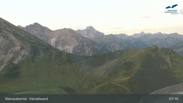 Archiv Foto Webcam Kanzelwand im Kleinwalsertal