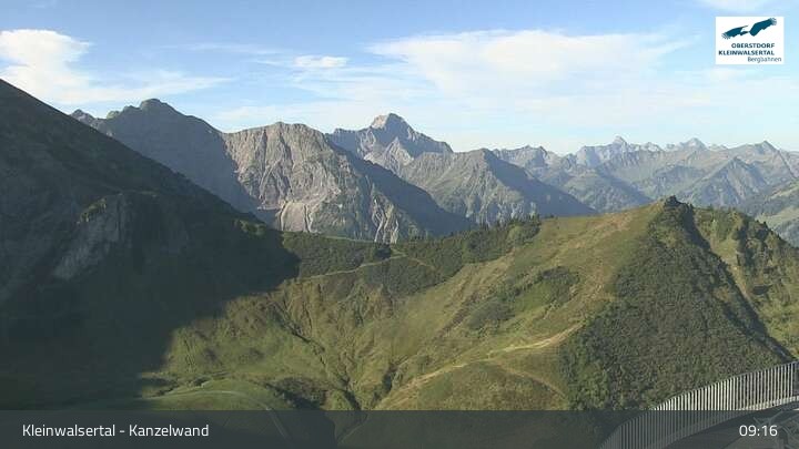 Archiv Foto Webcam Kanzelwand im Kleinwalsertal