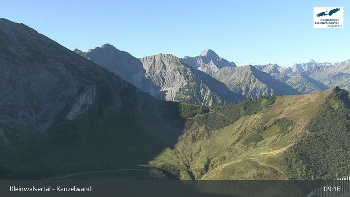 Archiv Foto Webcam Kanzelwand im Kleinwalsertal