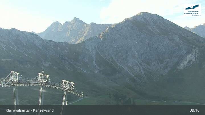 Archiv Foto Webcam Kanzelwand im Kleinwalsertal