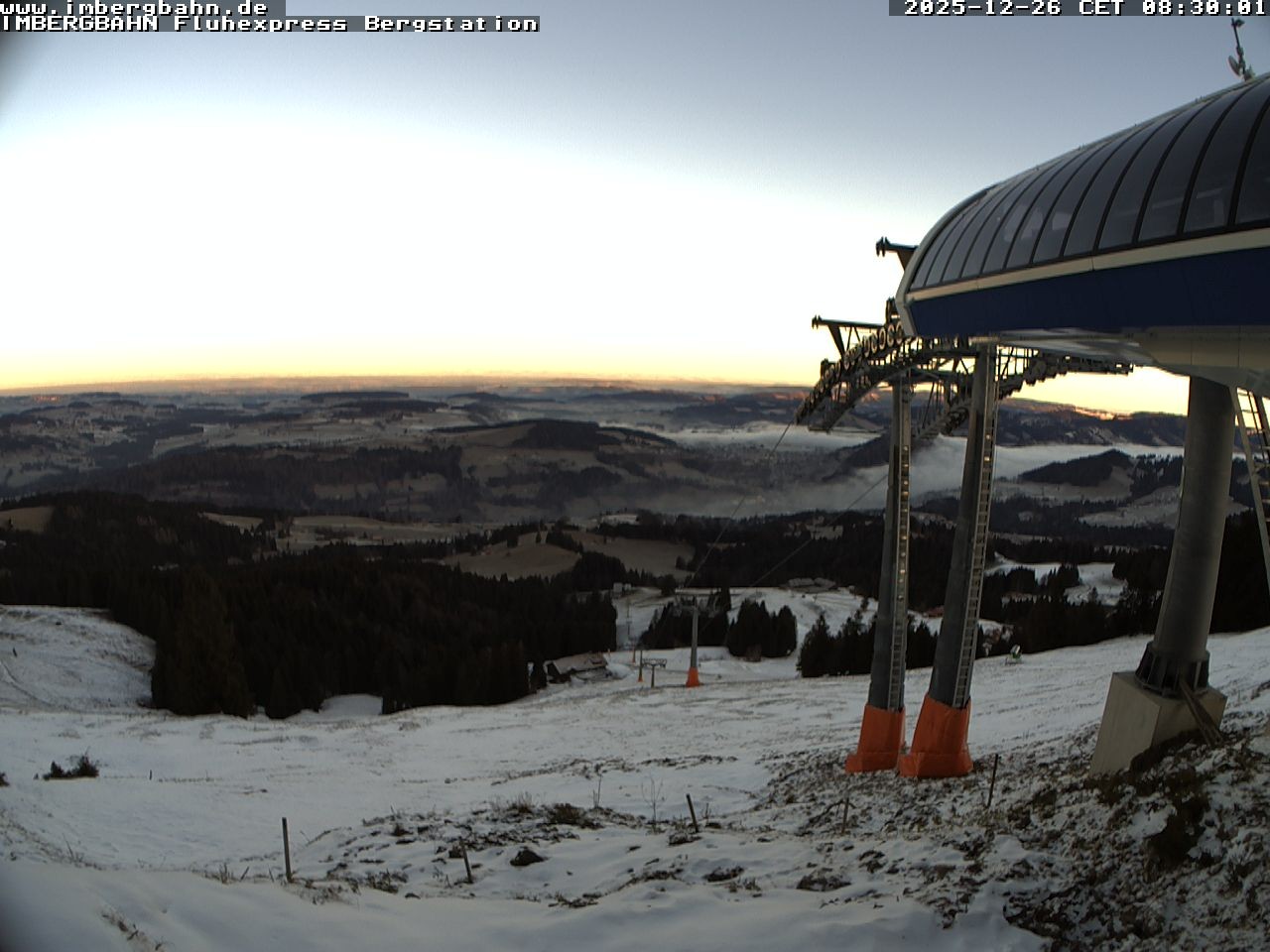 Archiv Foto Webcam Fluhexpress - Bergstation