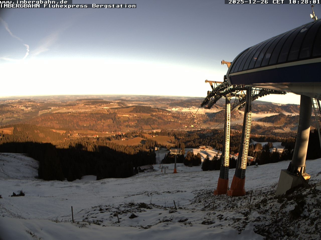 Archiv Foto Webcam Fluhexpress - Bergstation