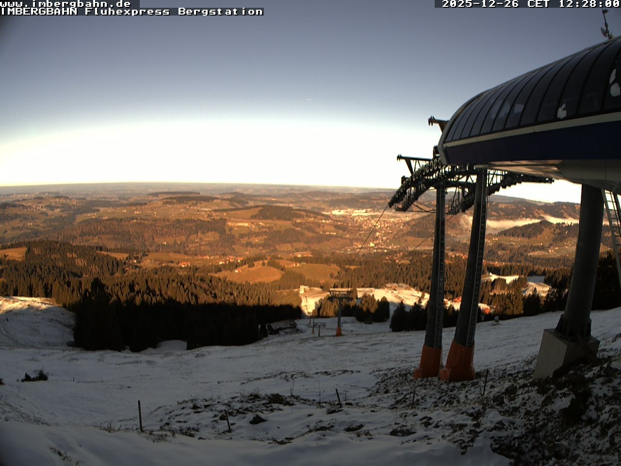 Archiv Foto Webcam Fluhexpress - Bergstation