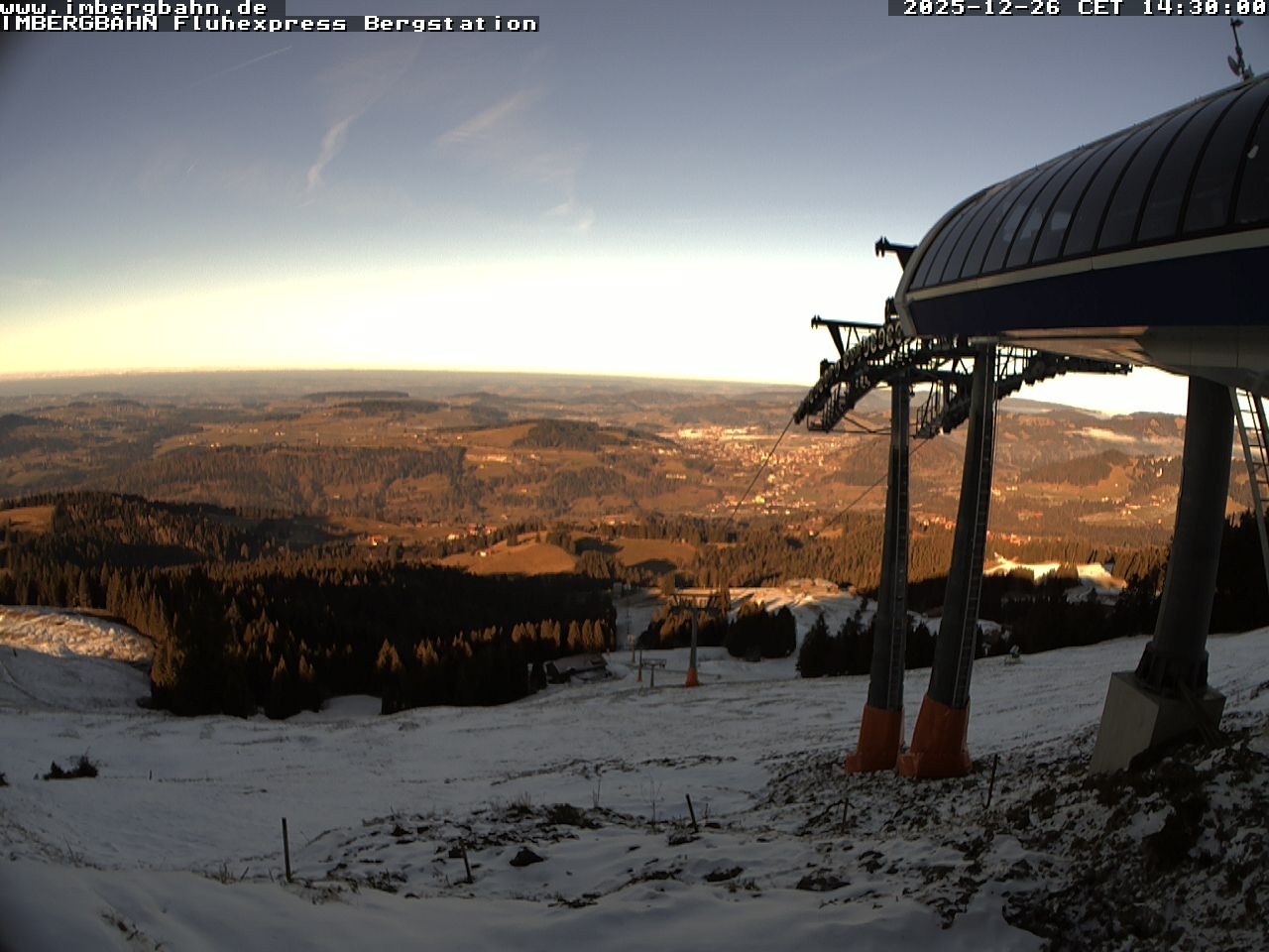 Archiv Foto Webcam Fluhexpress - Bergstation