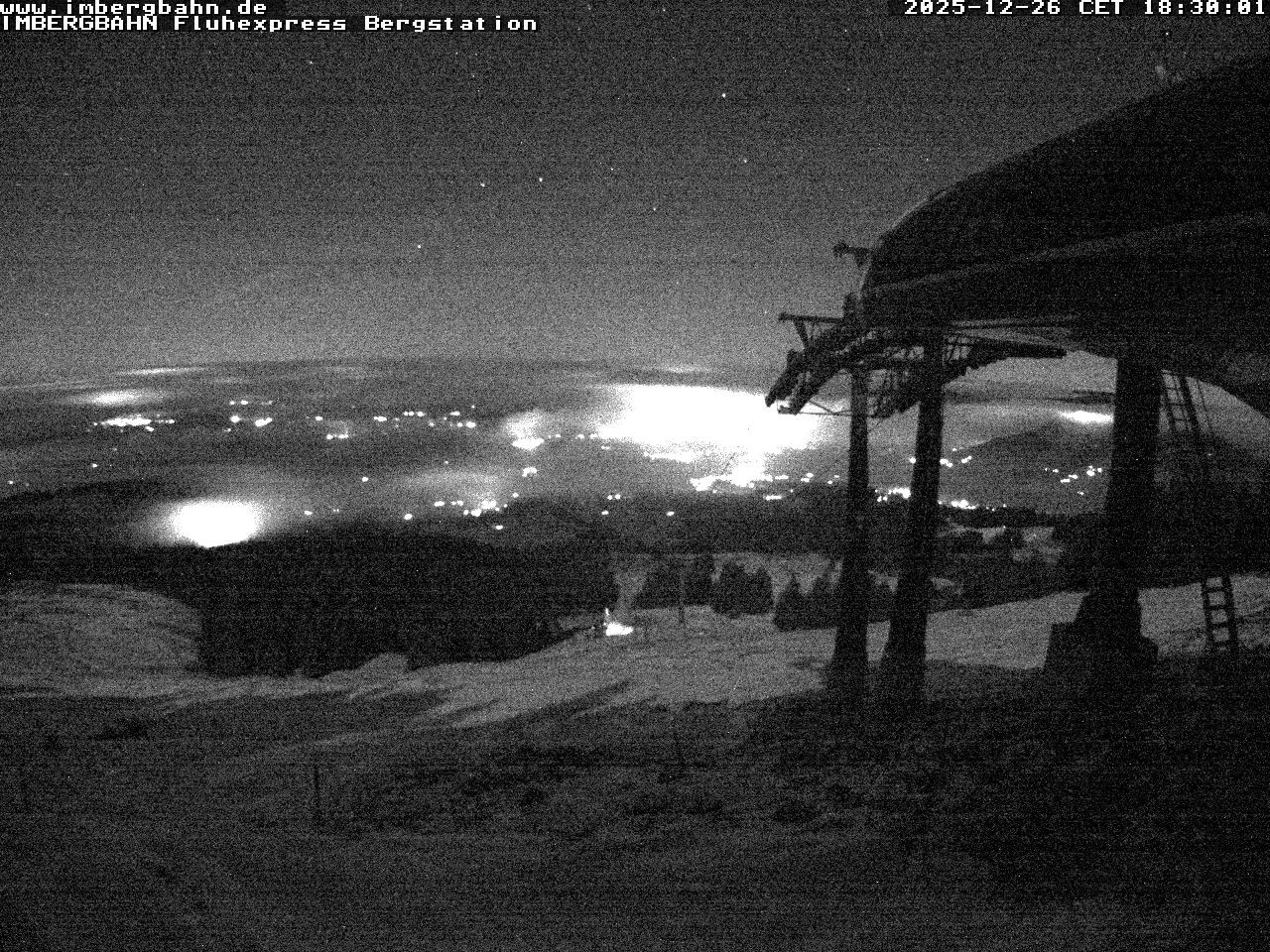 Archiv Foto Webcam Fluhexpress - Bergstation